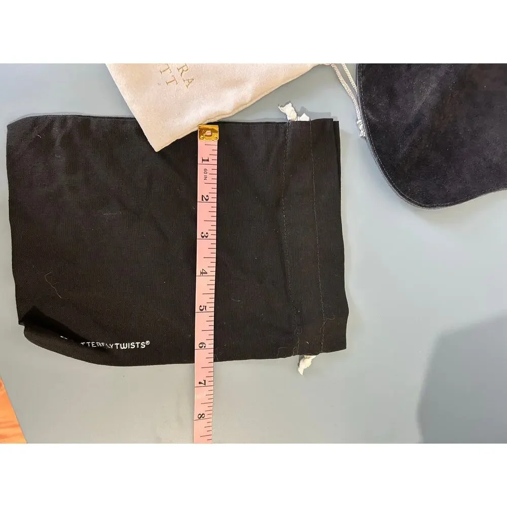 Collection of jewelry bags pouches gift bags various sizes and materials